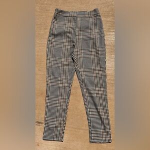 Shein brand Checkered Pants plaid side zip up pencil pants